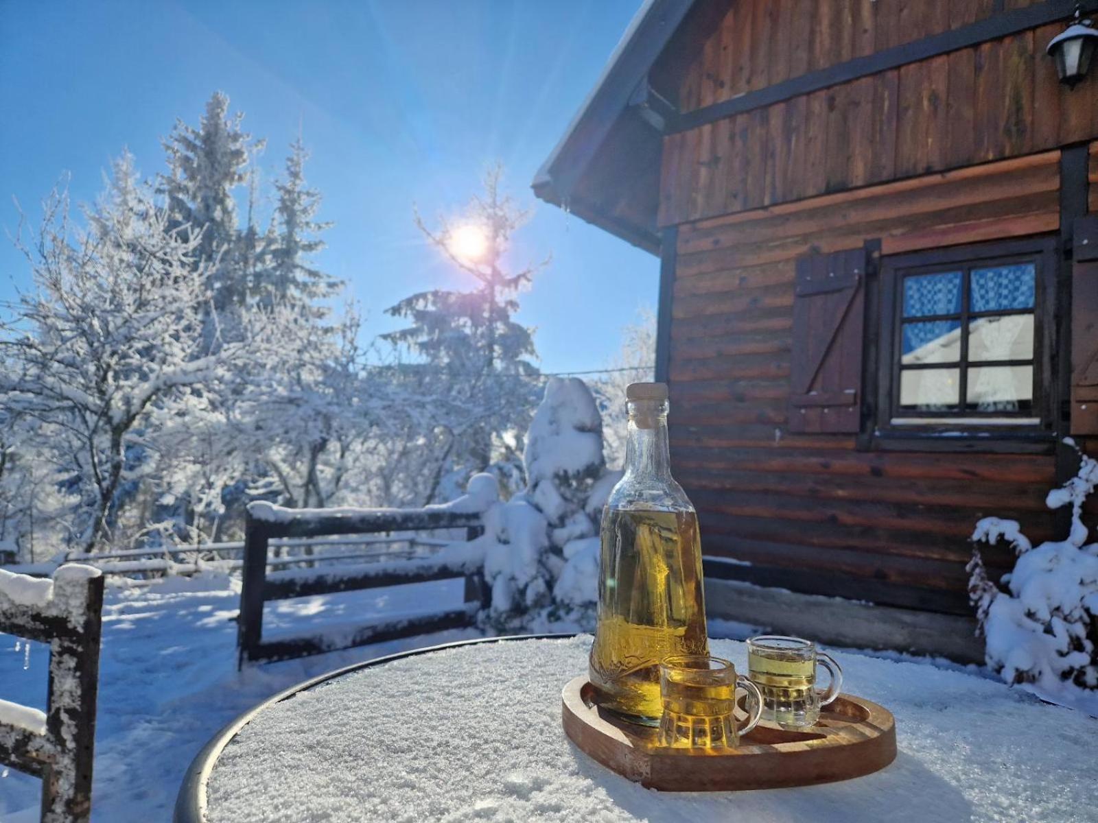 Вилла Brvnare Na Brdu Sljivovica  Экстерьер фото